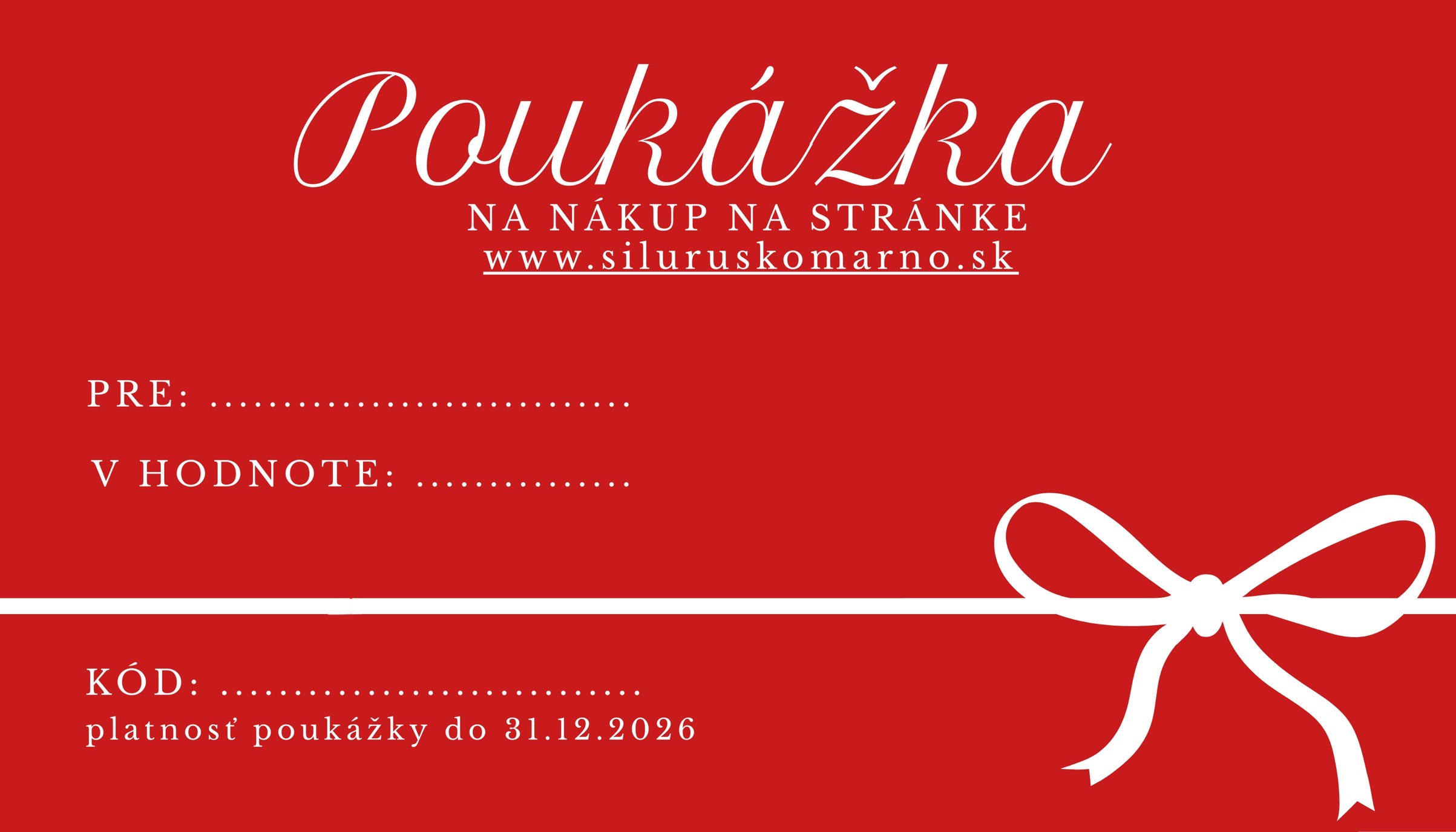 Nákupná poukážka 20€