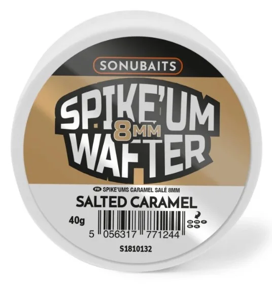 Boilies Sonubaits Spike UM Wafter 8mm Slaný Karamel