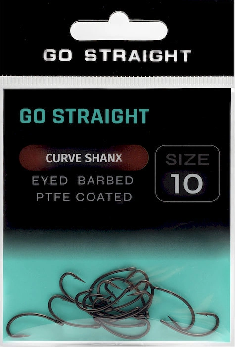 Háčiky Go Straight Curve Shanx eyed barbed 15ks č.10