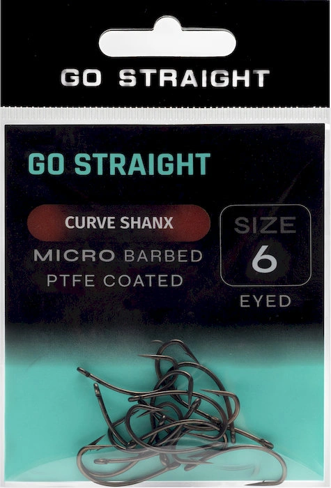 Háčiky Go Straight Curve Shanx micro barbed 15ks č.6