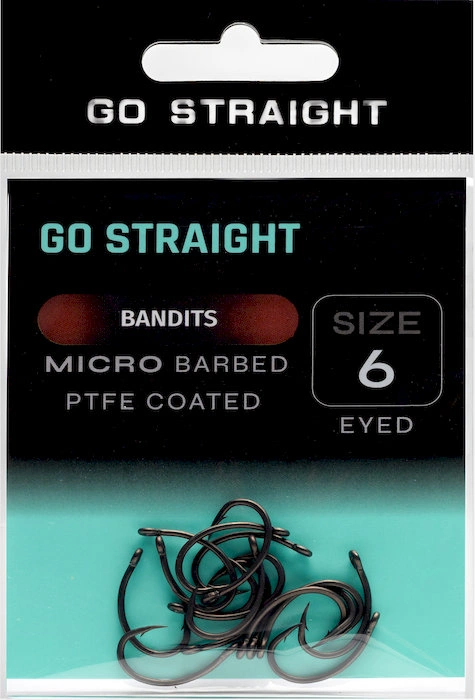 Háčiky Go Straight Bandits micro barbed 15ks č.6