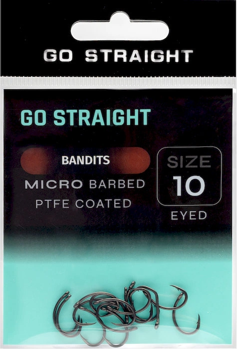 Háčiky Go Straight Bandits micro barbed 15ks č.10