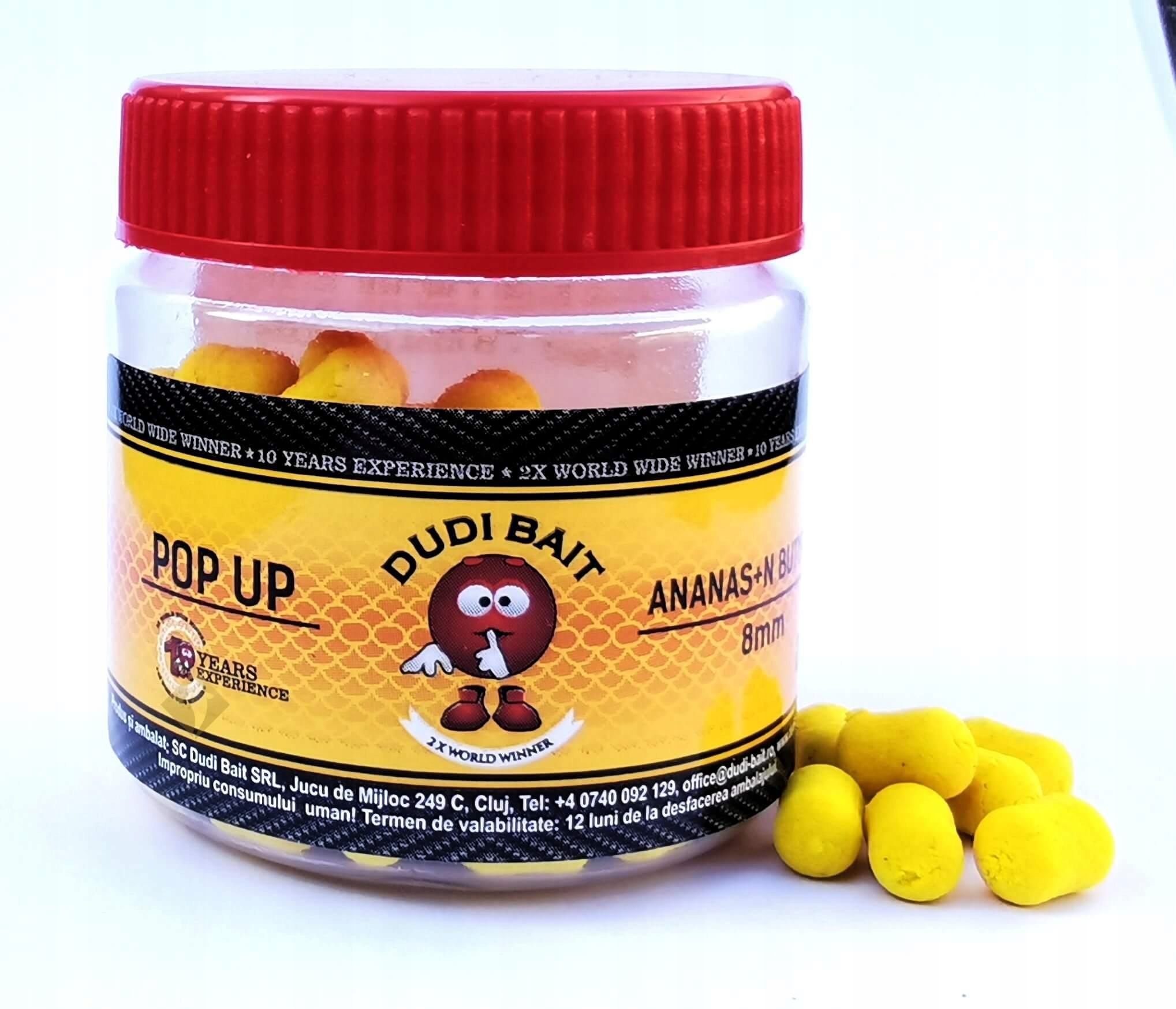 Pop Up Dudi Bait 8mm ananás - butiric