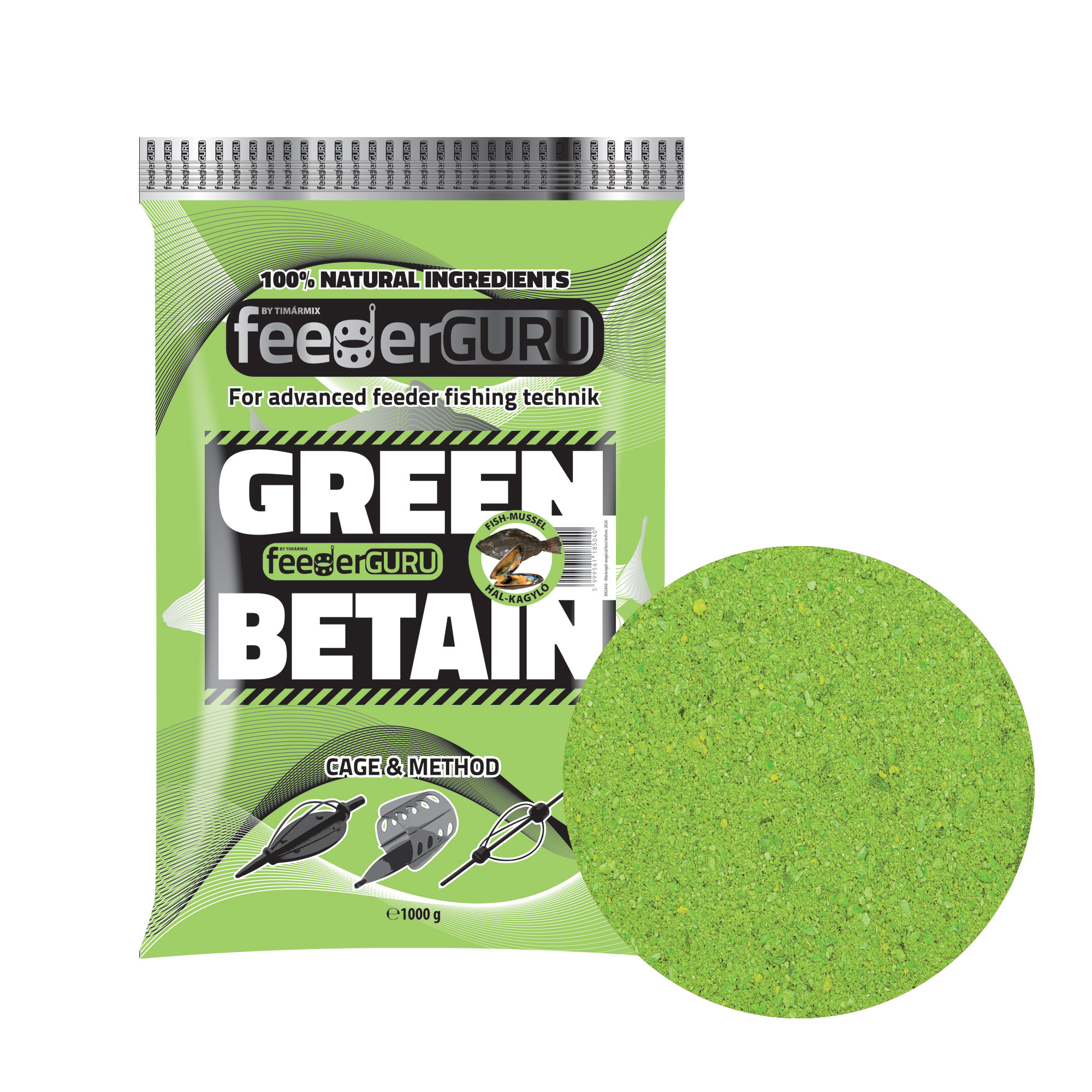 Krmivo Tímár Mix Feeder Guru 1kg Green Betain