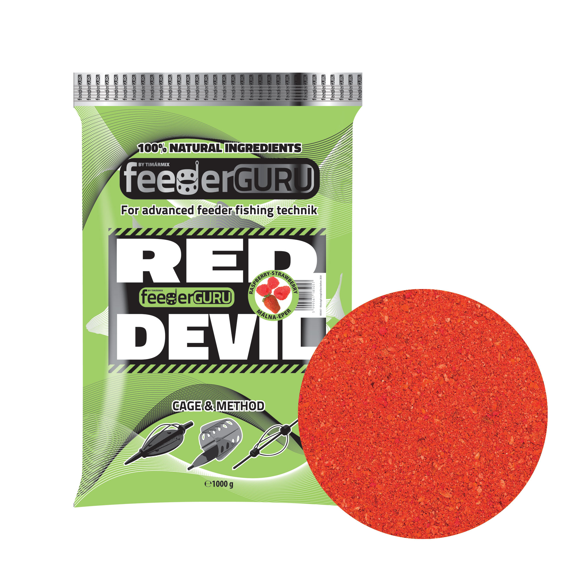 Krmivo Tímár Mix Feeder Guru 1kg Red Devil