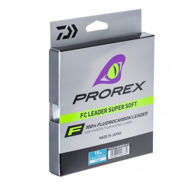 Daiwa Prorex Fluorocarbon Leader Super Soft 50m 0,14mm