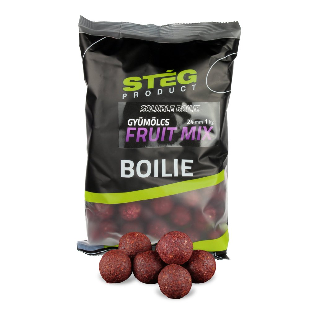 Boilies Stég Soluble 24mm Fruit Mix