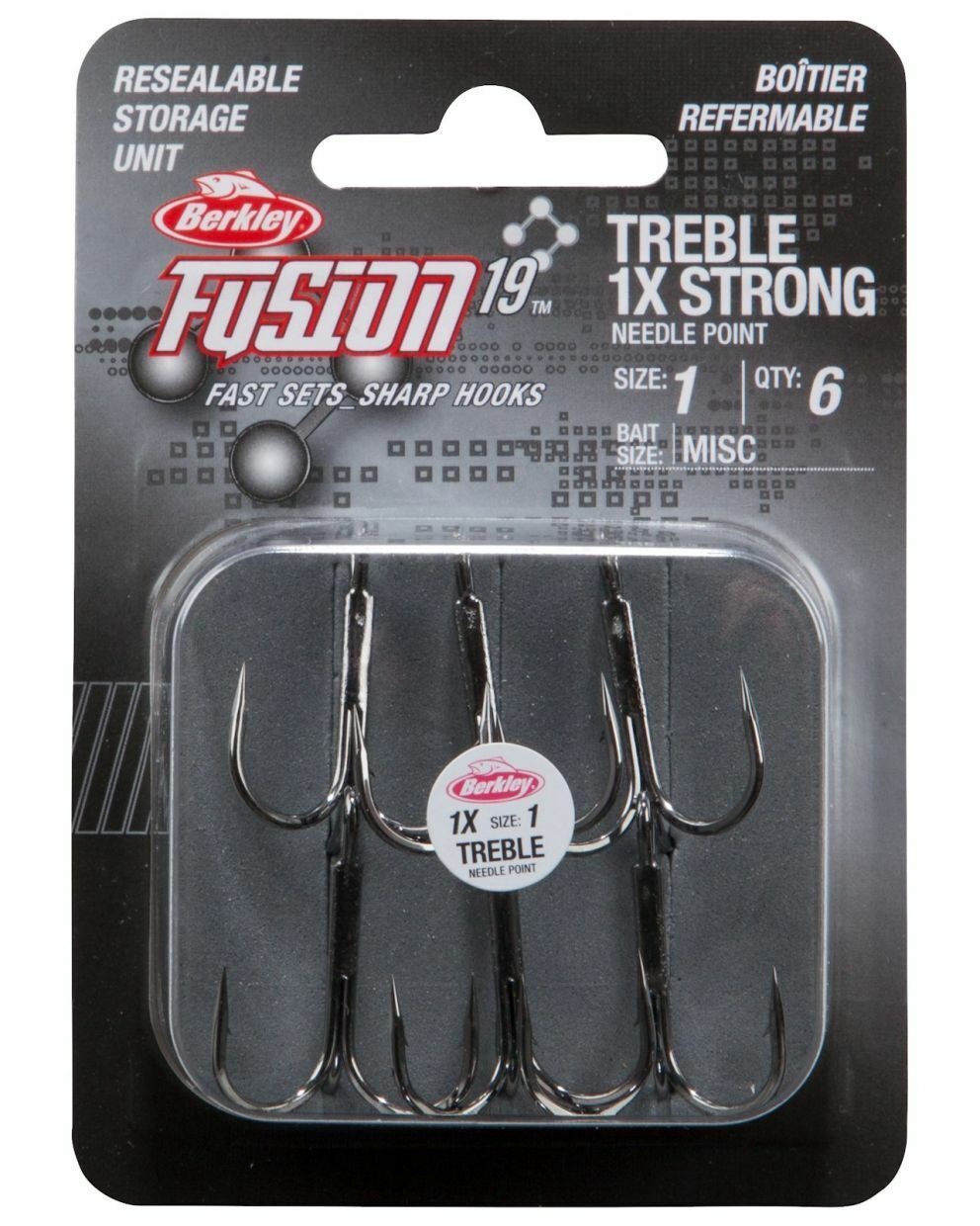 Trojháčik Berkley Fusion Trenble 1x Strong č. 1