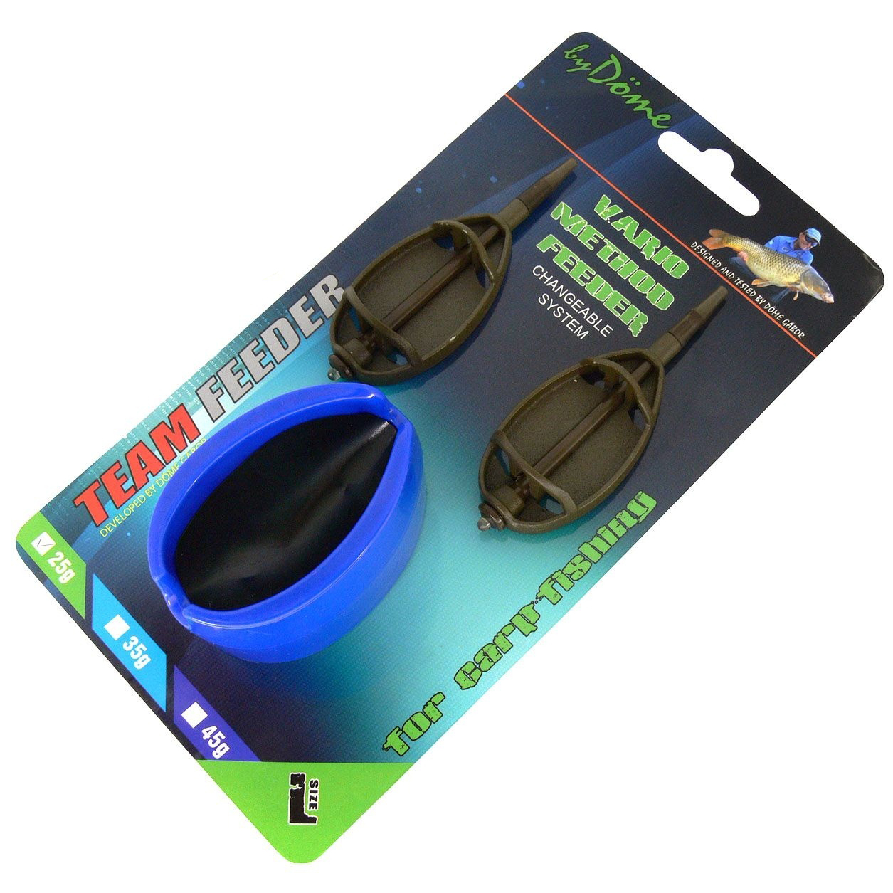 Set kŕmitok s plničkou by Döme Vario Method Feeder veľkosť L 45g