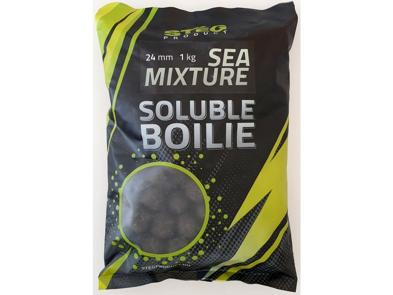 Boilies Stég Soluble 24mm Sea Mixture