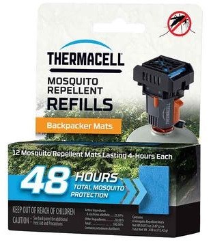 Thermacell náhradné vankúšiky do odpodzovačov 48hodinové