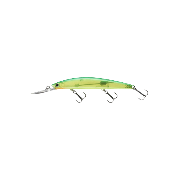 Wobler Daiwa Tournament Double Clutch SF 9,5cm Lime charteuse