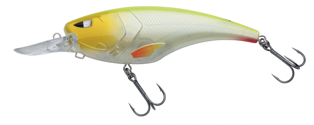 Wobler Berkley Zilla Deep Crank 115 White Chartreuse