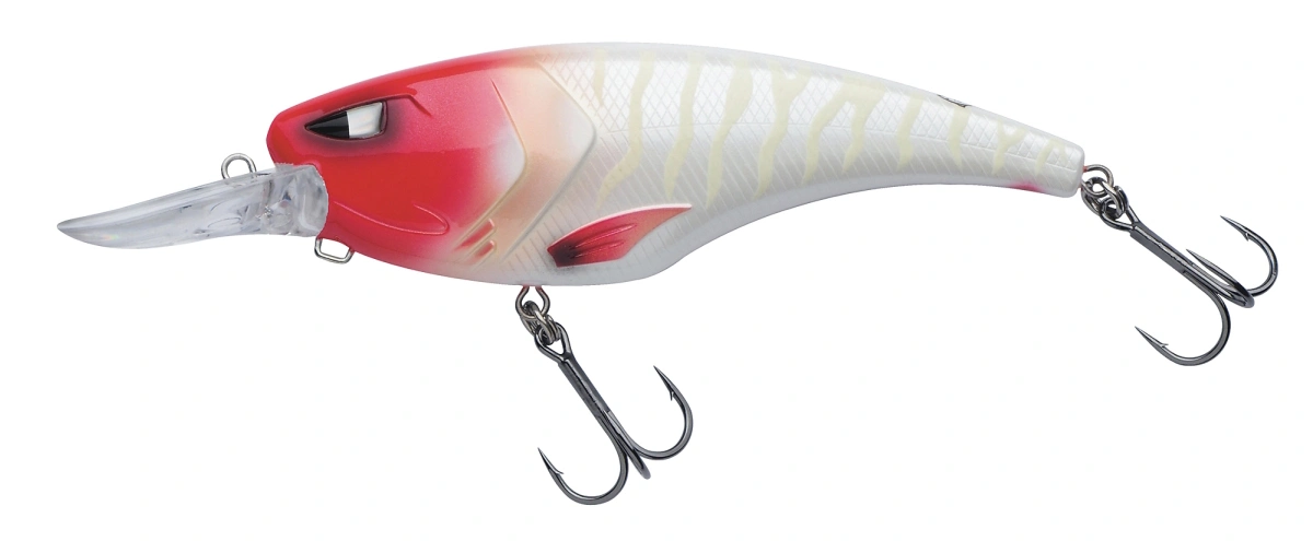 Wobler Berkley Zilla Deep Crank 115 Red Head Zebra