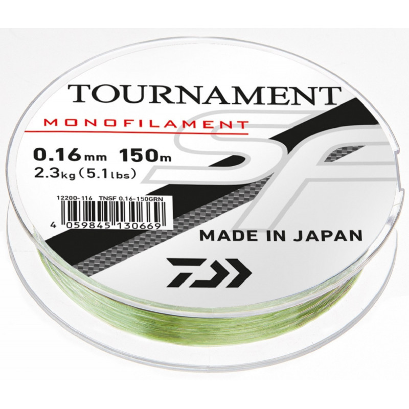Vlasec Daiwa Tournament Monofilament 300m 0,30mm Green-Clear