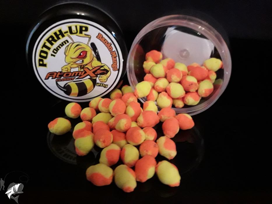 Pelety Atomix Potrh-Up 10mm banán mango