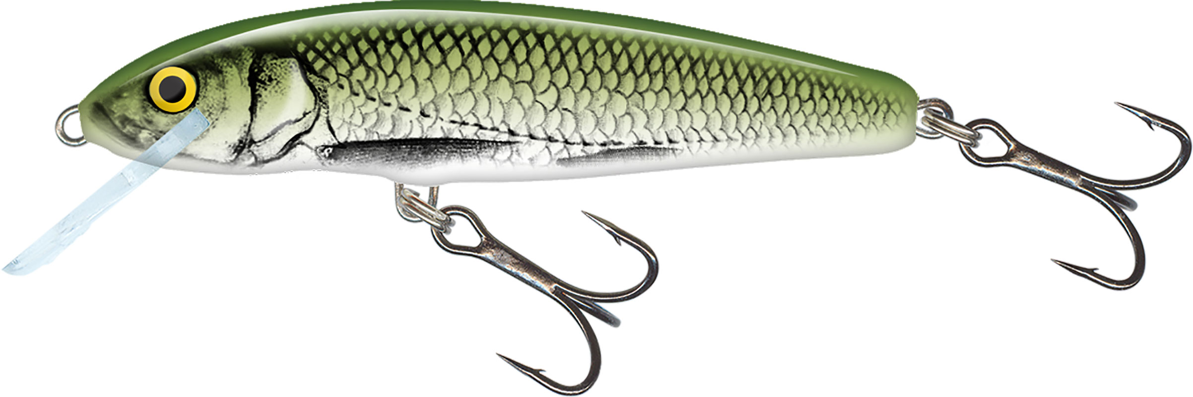Wobler Salmo Minnow M7F Olive bleak