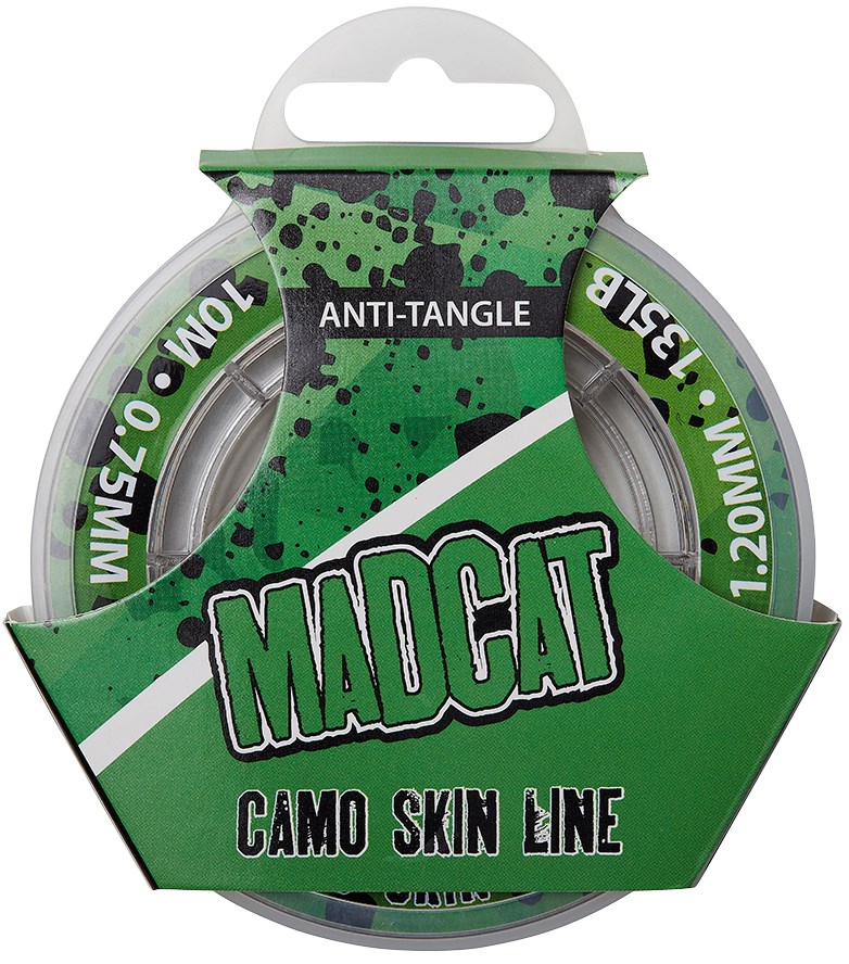 Nadväzcová šnúra Mad Cat Camo Skin Line 10m 0,90mm-1,35mm 75kg Brown Camo