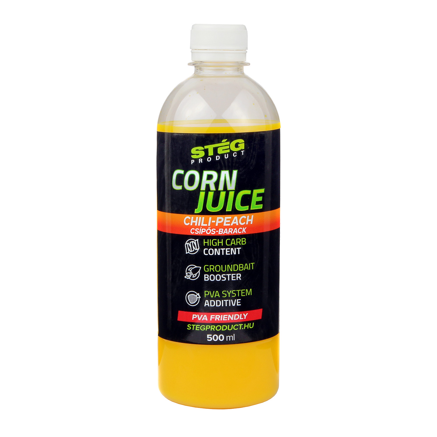 Aróma Stég Corn Juice 500ml Chili Peach