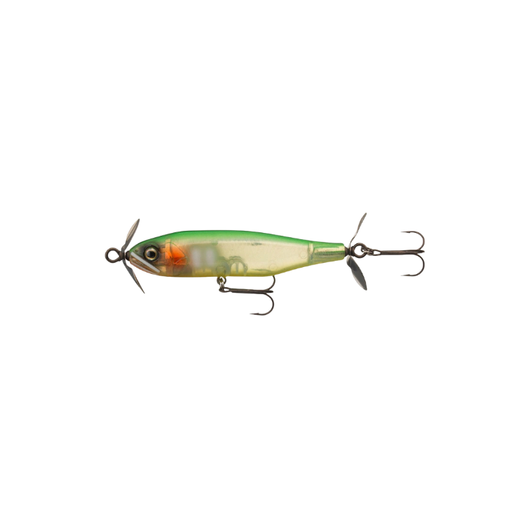 Wobler DAIWA STEEZ Prop 85F 8,5cm Clear Lime