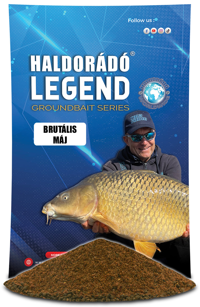Krmivo Haldorádo Legend Groundbait Brutálna Pečeň