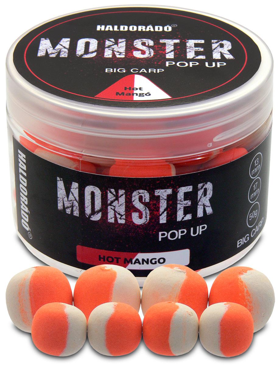 Boilies Haldorado Monster PopUp Big Carp 13, 17mm Hot Mango