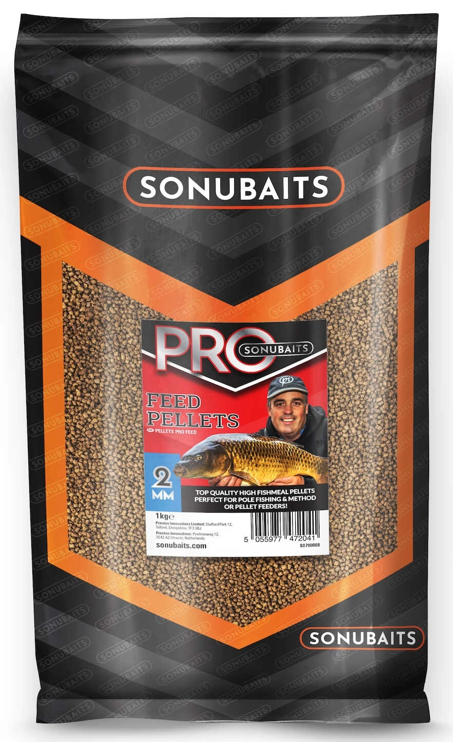 Pelety Sonubaits Pro Feed Pellets 1kg 2mm