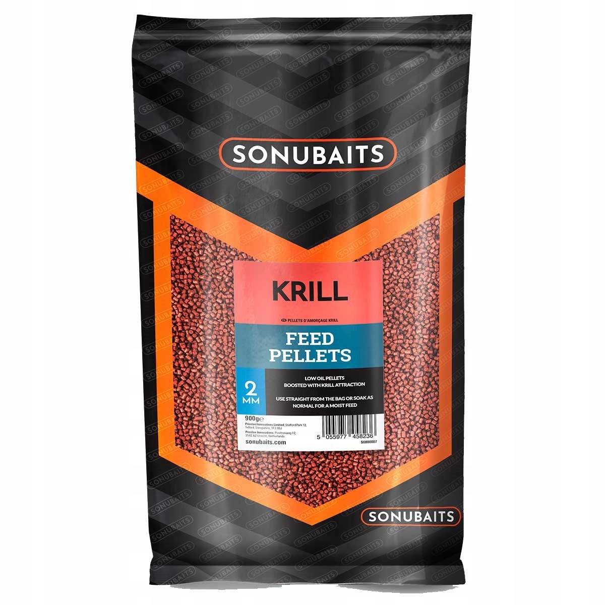 Pelety Sonubaits Feed Pellets 900g 2mm Krill