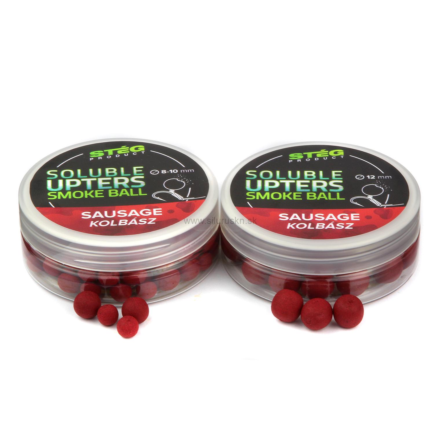 Boilies Stég Soluble Upters Smoke Ball 12mm Klobása
