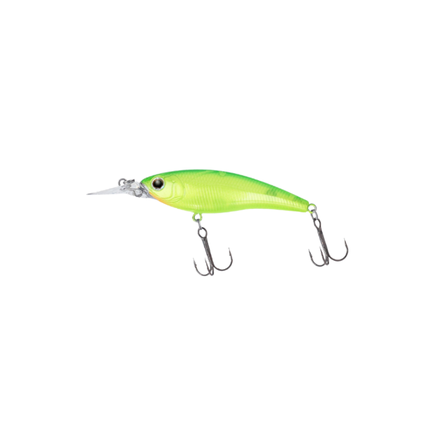 Wobler DAIWA STEEZ Shad 60SP-DR 6cm Akabane Lime