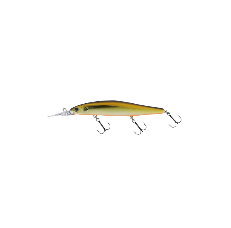Wobler DAIWA STEEZ Minnow 110SP-MR 11cm Champagne Black Gold