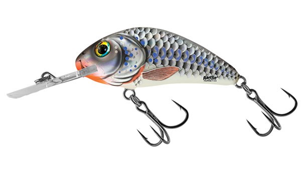Wobler Salmo Rattlin Hornet 6,5F Silver Holographic Shad