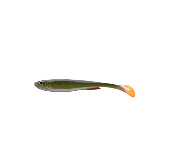 Gumenná nástraha Daiwa Prorex Slim Shady 10,5cm Natural Green Roach 1ks