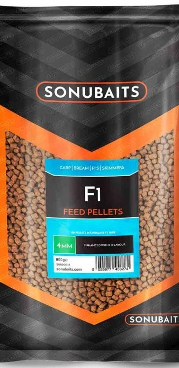 Pelety Sonubaits Feed Pellets 900g 4mm F1
