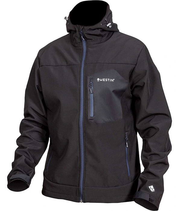 Kabát Westin W4 Super Duty Softshell JKT Seal Black veľkosť L