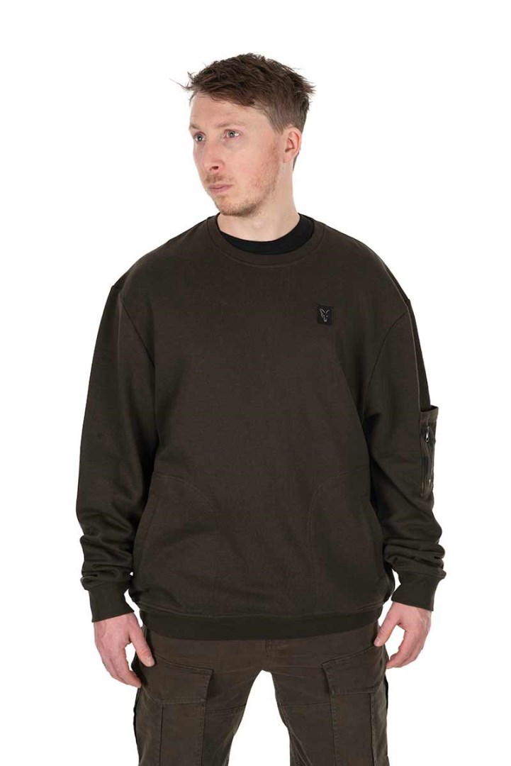 Mikina Fox LW Jumper Khaki veľkosť XL