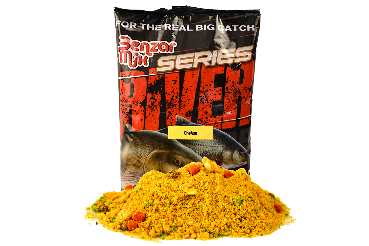 Krmivo Benzár Mix River Series 1kg 4 druhy syra 