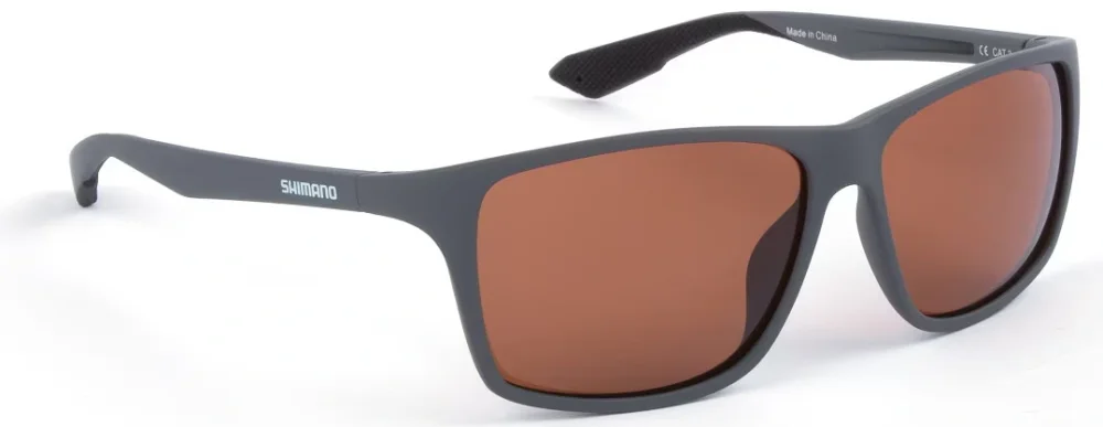 Polarizačné okuliare Shimano Technium Matte Dark Grey - Copper